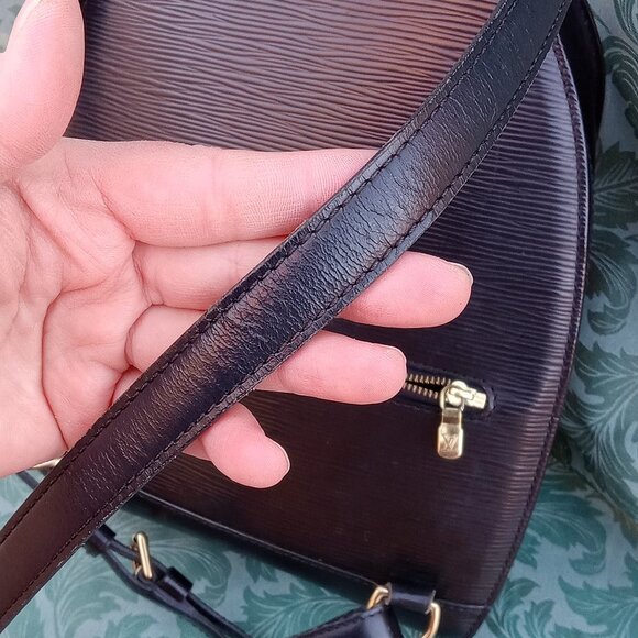 Authentic LOUIS VUITTON Black Epi Leather Mabillon Backpack Bag - Picture 14 of 16